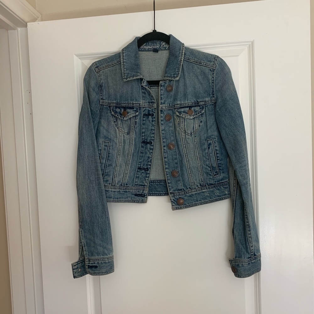 Cropped American Eagle Jean jacket